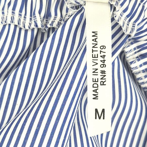 Magic Skirt Women Size Medium Floral Embroidered Stripes Knee Length Boho Hippie - Picture 9 of 11